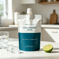 Pochette Doypack OEM à bec verseur, qualité alimentaire, anti-fuite, pour jus de fruits et boissons froides, avec logo personnalisé