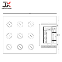 Ensemble de meubles de bar personnalisé, comptoir rectangulaire avec éclairage LED, vitrine en marbre, table, chaises, meubles de boîte de nuit, cocktail, bistrot, pub