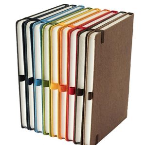 Wholesale High Quality Spiral Hardcover Leather A5 Custom Journal Notebook with Pen Holder 100 Sheets - Product Image 2