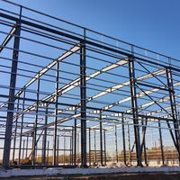 Structure en acier à joints rigides pour atelier et entrepôt, connexion solide améliorant la stabilité globale du bâtiment