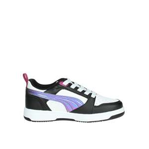 Baskets Puma pour filles, blanches et noires, taille 28, en toile, chaussures tendance - Product Image 4