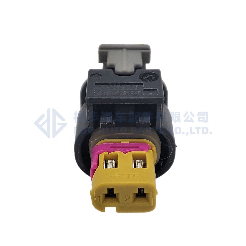 0090-207 Male Female Side Impact Sensor Plug Injector Auto Waterproof Connector For VW Audi 4F0973702A 4F0 973 702 A 2-1703498-3