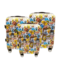 Valise à roulettes de luxe personnalisée en PC rigide, 3 tailles, avec serrure TSA, légère, pour avion, fabricant ODM mondial