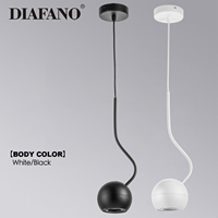 Nouveau Design Lustres Suspendus Réglable Moderne Lumière Aluminium LED Suspension Lampe