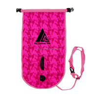 Bouée de natation en Nylon PVC de couleur vive 28L 35L, pour piscine de plage, natation en eau libre