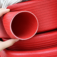 Tuyau plat flexible en PVC bleu de haute qualité, largement vendu pour les pompes d'irrigation agricole et le transfert de fluides.