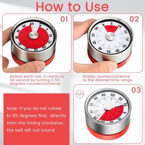 <b>Digital</b> Kitchen Timer LCD Display AAA Battery 60-Minute Countdown Cooking & Baking Alarm <b>Clock</b> - Product Image 5
