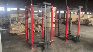 Thiết Bị Tập Thể Dục Squat Rack Combo Smith Cáp Crossover Với <span class=keywords><strong>Pully</strong></span> Miễn Phí Trọng Lượng Điện Giá Lồng Squat Giá - Product Image 6