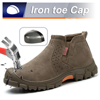 Bottes de Sécurité Soudeurs JIANKUN Élégantes Embout Acier Anti-Perforation Haute Respirabilité Semelle Intérieure en Maille Protection Pénétration