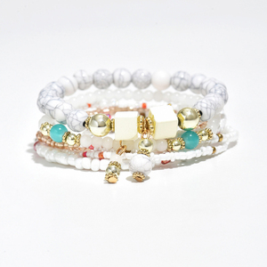 Bohemia Light Luxury Simple Multi-layer Beaded <b>Bracelet</b> Personalized Handmade Women's Acrylic <b>Bracelets</b> Fashionable Jewelry - Product Image 5