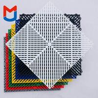 Dalles de sol de garage en vinyle professionnelles, à emboîtement, avec motif parquet moderne, antidérapantes et résistantes à l'humidité