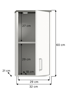Set di mobili da bagno di lusso Design tedesco singolo lavello X3SB2721 - Product Image 3