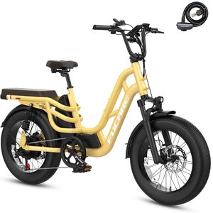 Libra 750W 48V20AH Moteur de moyeu arrière en acier au carbone Vélo électrique à pneus larges Suspension intégrale Frein à disque 2 places 400LBS - Product Image 2