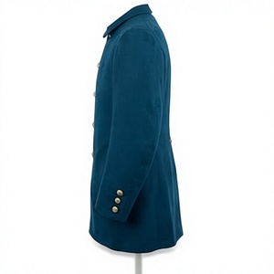 Blazer d'hiver croisé pour homme, couleur unie, manches longues, boutonnage frontal, en tissu, style uniforme - Product Image 3