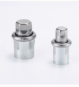 <b>Adjustable</b> Heavy Duty Modern Stainless Steel Furniture Foot Pads for Dining <b>Tables</b> Kitchen Cabinets Beds Hotel Living Room Use - Product Image 1