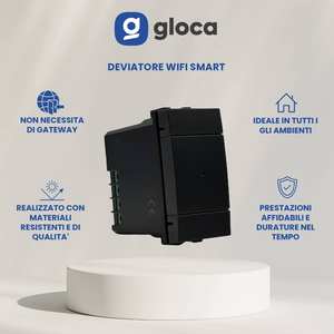 Interrupteur intelligent WiFi Tuya 110-240VAC, montage mural en plastique pour domotique - Product Image 2