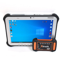 Multi-Brands X-TRUCK Y009 Construction Machinery Truck Excavator Van for Detroit Scanner OBD Diagnostic Tool Vehicle FZ-G1Tablet