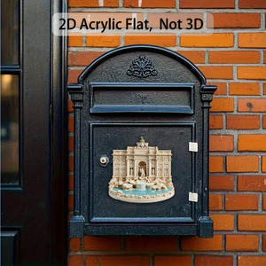 Aimant miniature Fontaine de Trevi Rome <span class=keywords><strong>Italie</strong></span> - Acrylique et caoutchouc, adapté aux passionnés d'<span class=keywords><strong>histoire</strong></span>, aux collectionneurs, aux Italiens - Product Image 3
