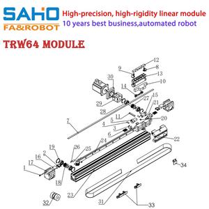 Módulo lineal de aluminio de <span class=keywords><strong>robot</strong></span> lineal de carga pesada de alta velocidad - Product Image 5