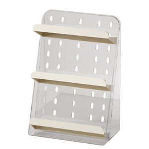 Bathroom Mirror Cabinet Cosmetic Storage Box With Partitions Rectangular Solid Color Custom Size Vanity Organizer - Product Image 5