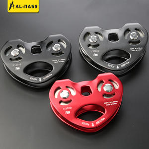 Polea de Doble Eje Alnas para Cuerda de 13 mm, 25KN, Equipo de Escalada y Rescate - Product Image 3