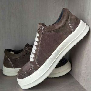 Zapatos de Skate Negros para Hombre, Diseño Minimalista y Cómodo, de Piel de Becerro, Moda 2026, Estilo Rock, Zapatos de Lujo de Diseñador - Product Image 6