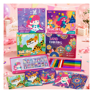 Hands On Foil Decoration Project For Young Artists Includes Pattern Boards Bright Sheets And Simple Pressing <b>Tools</b> - Product Image 5
