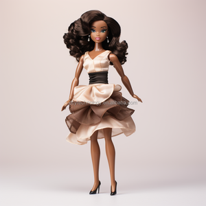 Fabrication directe, poupées en PVC pour enfants de haute qualité, cadeaux promotionnels en plastique tendance, avec cheveux - Product Image 4