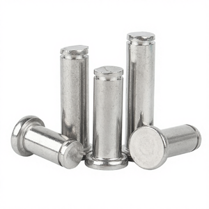 Fourniture directe usine Goupille de positionnement M1.5x6 en acier inoxydable 304 plaqué argent, à tête plate et à rainure pour axe - Product Image 4