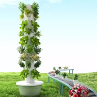 Système de tour verticale hydroponique industrielle à 10 niveaux, tour de plantation aéroponique pour l'agriculture moderne