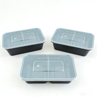 Conteneur alimentaire compartimenté 500ml 650ml 750ml 1000ml