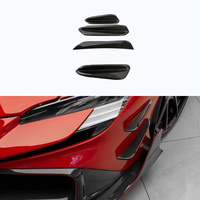 Body Kit Serat Karbon Kering Model M untuk Ferrari SF90, Bumper Depan dengan Air Knife untuk Ferrari SF90