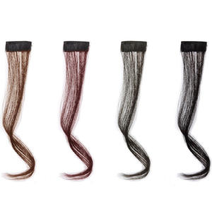 Extensions de cheveux synthétiques LXLHB LXLHA LH55, fibres Kanekalon lisses, teintes pour toutes les formes de visage, mèches réalistes invisibles - Product Image 1