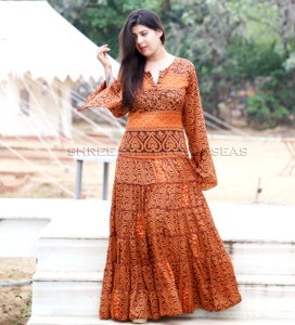 Mezcla de impresiones disponibles en 2020, las mujeres ropa de seda Sari Vintage vestido - Product Image 1