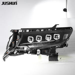 JUSHUN pour Toyota <span class=keywords><strong>Land</strong></span> <span class=keywords><strong>Cruiser</strong></span> <span class=keywords><strong>Prado</strong></span> <span class=keywords><strong>2018</strong></span>-2021, ensemble de phares à quatre lentilles VXL <span class=keywords><strong>VX</strong></span> TXL TX, nouveau prix de gros - Product Image 3