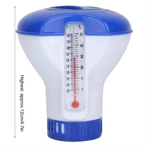 5インチデュアルパーパス家庭用デジタルプール温度計水質と薬フロータープラスチックダイヤルクリーニングインゴットタイプ - Product Image 4