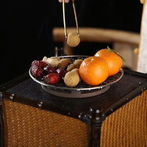 Bamboo Woven Electric Ceramic <b>Stove</b> Zizhu Dual Purpose Indoor Charcoal Grill Rustic Design Freestanding - Product Image 4