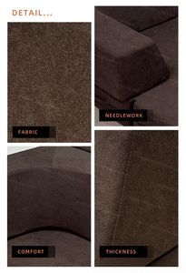 Sofá Cama Plegable de Tela con Espuma Viscoelástica Modular, Compresión al Vacío, Esponja de Lujo 2 en 1, Sofá Comprimido Tipo Burbuja para Sala de Estar - Product Image 2