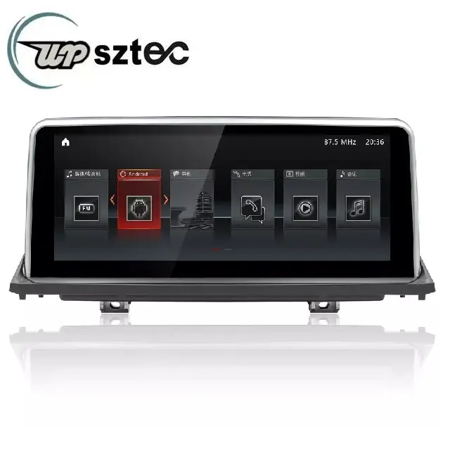 Reproductor multimedia con pantalla de 10,25 pulgadas para coche, reproductor con Android 10,0, cic 2010-2013, 4 + 64GB, 4g, carplay integrado, para BMW X5/X6 (E70 / E71)