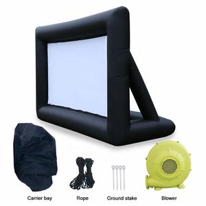 12/14/16/20/24FT Patio trasero al aire libre Durable Custom TV Proyector de cine inflable Pantalla de película inflable con soplador - Product Image 4