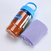 Serviette rafraîchissante instantanée anti-UV, tissée, pour le sport, la gym, les voyages, effet glace, pour activités de plein air