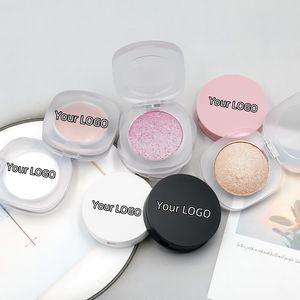 Nuevos colores etiqueta privada al por mayor <span class=keywords><strong>polvo</strong></span> vegano resaltar paleta cosmético impermeable solo brillo resaltador - Product Image 3