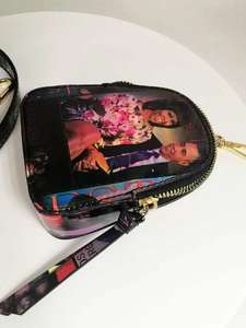 Bolso de mano personalizado con estampado de revistas para <span class=keywords><strong>mujer</strong></span>, Cartera de hombro y bandolera para teléfono móvil - Product Image 6