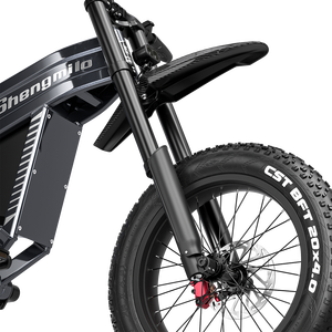 Bicicleta Eléctrica de Montaña con Motor de 60V 1500W en la Rueda Trasera, Cuadro de Aluminio, Alcance de 60km, para Adultos, Modelo S900, con Batería de Litio - Product Image 5