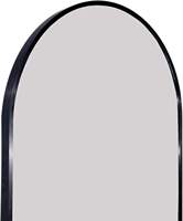 Miroir sur pied pleine grandeur personnalisé, incassable, avec cadre doré de luxe, pour coiffeur et vanité