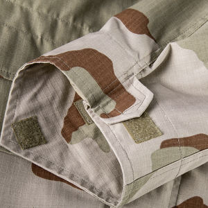 Chaqueta de camuflaje personalizada <span class=keywords><strong>M65</strong></span> con capucha desmontable y forro opcional en camuflaje tricolor del desierto para los mercados de Oriente Medio y África - Product Image 6