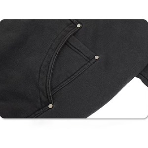 Ropa creativa para hombre 2024 moda americana Retro Blockbuster lavado High Street Hip-hop Casual Sudadera con capucha - Product Image 5
