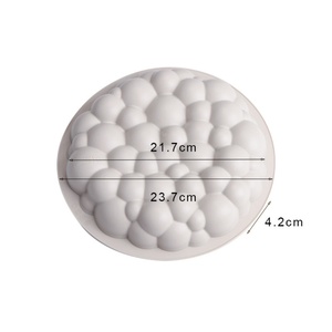 TangChu Irregular Round Creative Shape Mousse Cake <b>Silicone</b> Mold <b>Baking</b> DIY Oven Safe French Cake Kitchen - Product Image 5