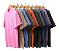 T-shirts vintage en coton 100% 270GSM, personnalisables, surdimensionnés, effet délavé, vente chaude, t-shirts brodés pour hommes