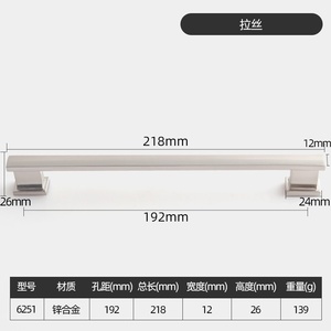 Modern Minimalist Zinc Alloy Cabinet <b>Door</b> Handle Drawer Pull for Wardrobe Hotel Bathroom Furniture Hardware Easy Installation - Product Image 3